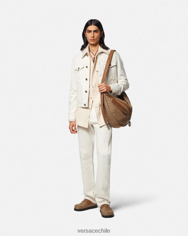 blanco jeans con medusa biggie Versace hombres ropa V26001444