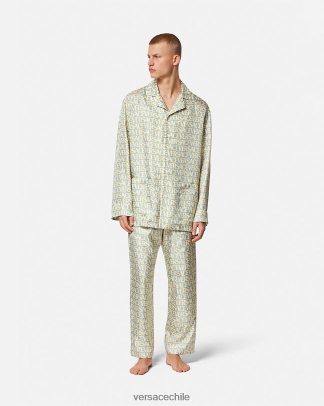 imprimir pantalones de pijama por toda la prenda Versace hombres ropa interior y ropa de playa V26001730