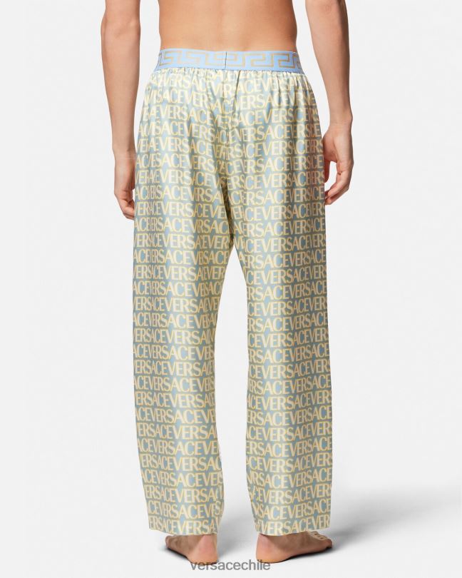 imprimir pantalones de pijama por toda la prenda Versace hombres ropa interior y ropa de playa V26001730