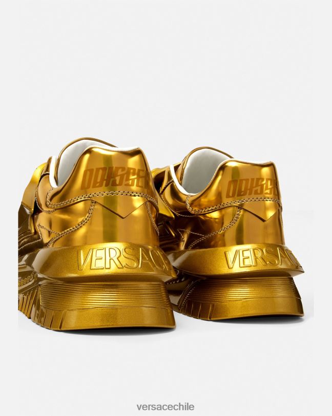 oro zapatillas odissea Versace hombres zapato V26001521