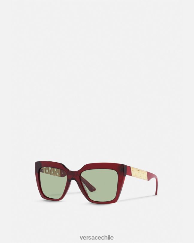 borgoña gafas de sol greca Versace mujer accesorios V2600698