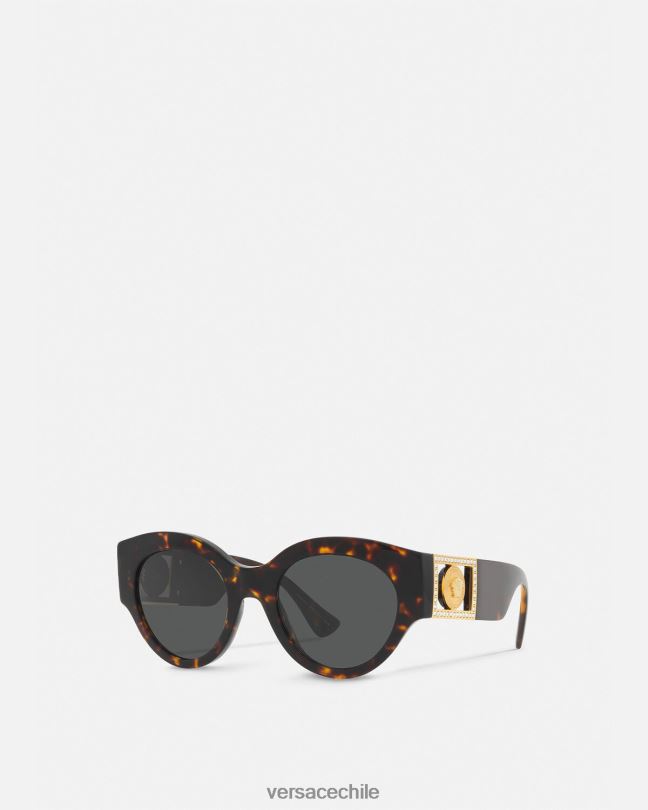 la Habana gafas de sol brillantes con cristales de medusa Versace mujer accesorios V2600628