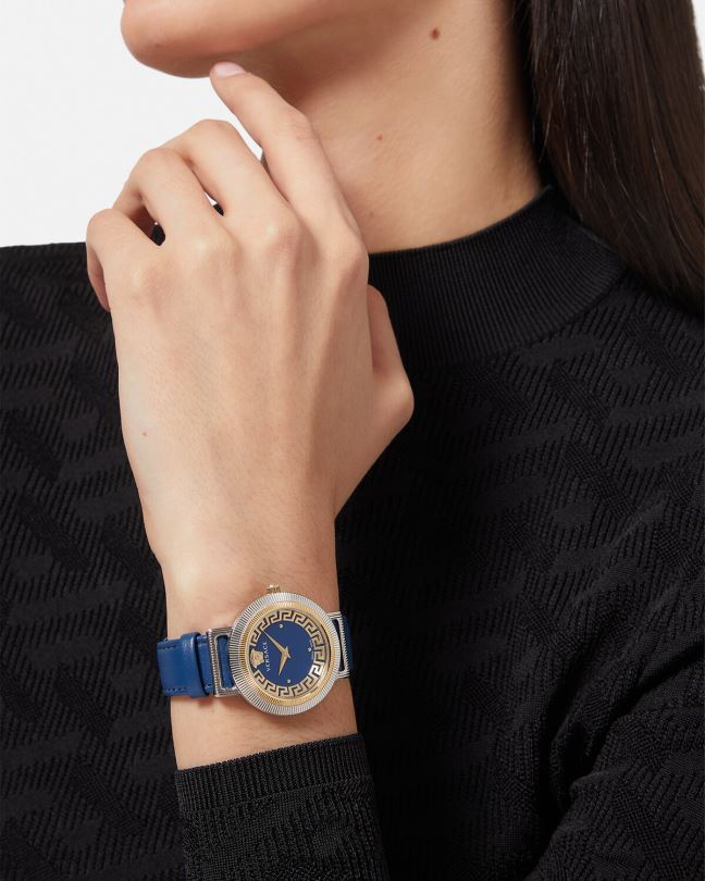 azul reloj greca chic Versace mujer accesorios V2600961