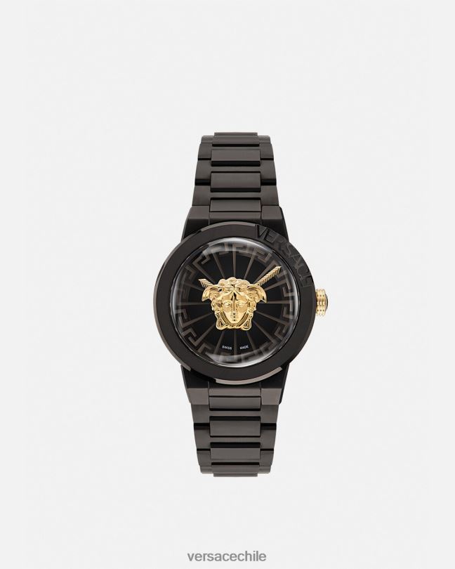 negro reloj infinito medusa Versace mujer accesorios V2600994