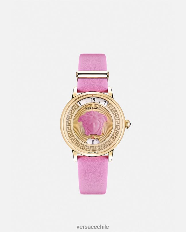 rosa reloj con icono de medusa Versace mujer accesorios V2600983
