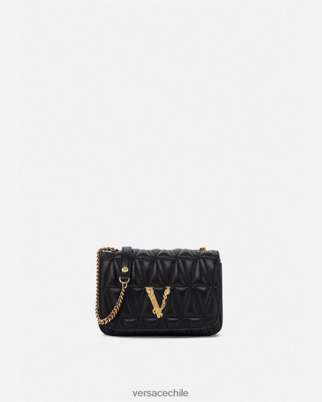 negro bolso de hombro pequeño virtus Versace mujer bolsas V2600367