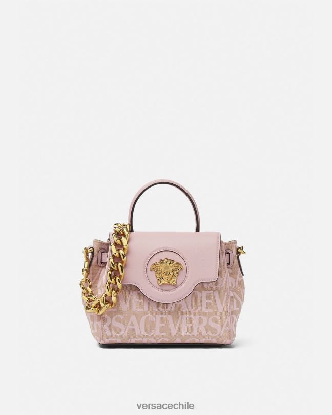 rosa y estampado bolso de mano pequeño la medusa Versace mujer bolsas V2600326