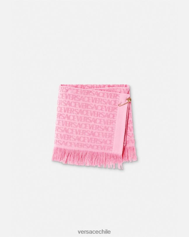 rosa falda cruzada en toda la prenda Versace mujer ropa interior y ropa de playa V26001187