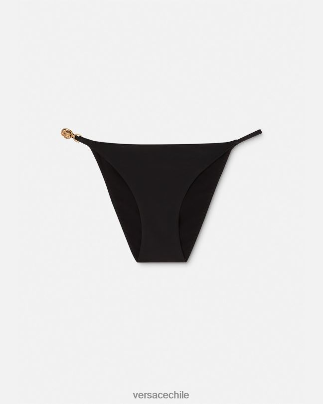 negro braguitas de bikini de triángulo con medusa '95 Versace mujer ropa interior y ropa de playa V26001146
