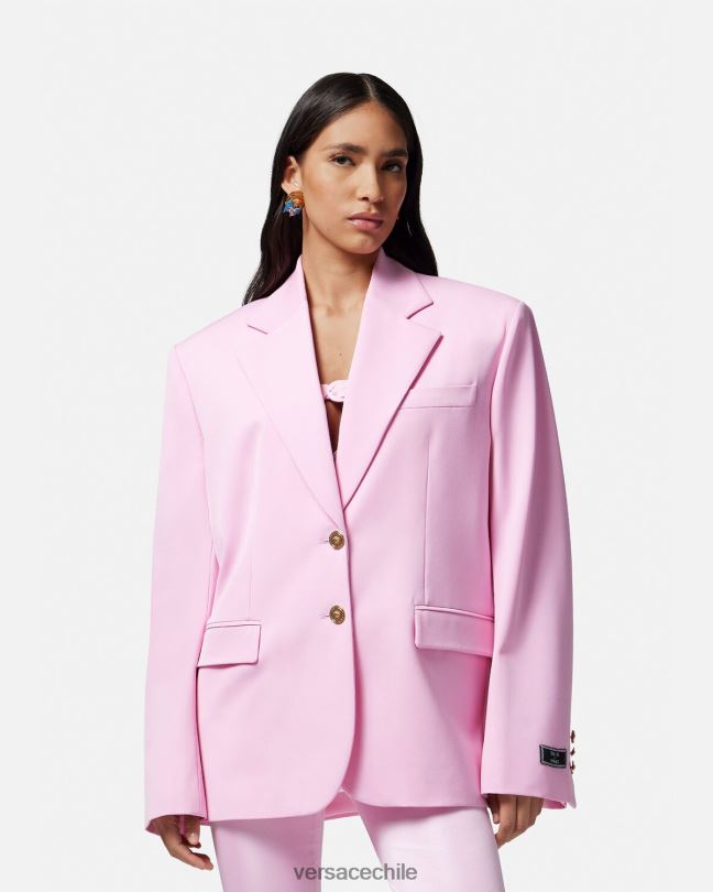 rosa blazer extragrande con medusa Versace mujer ropa V2600105