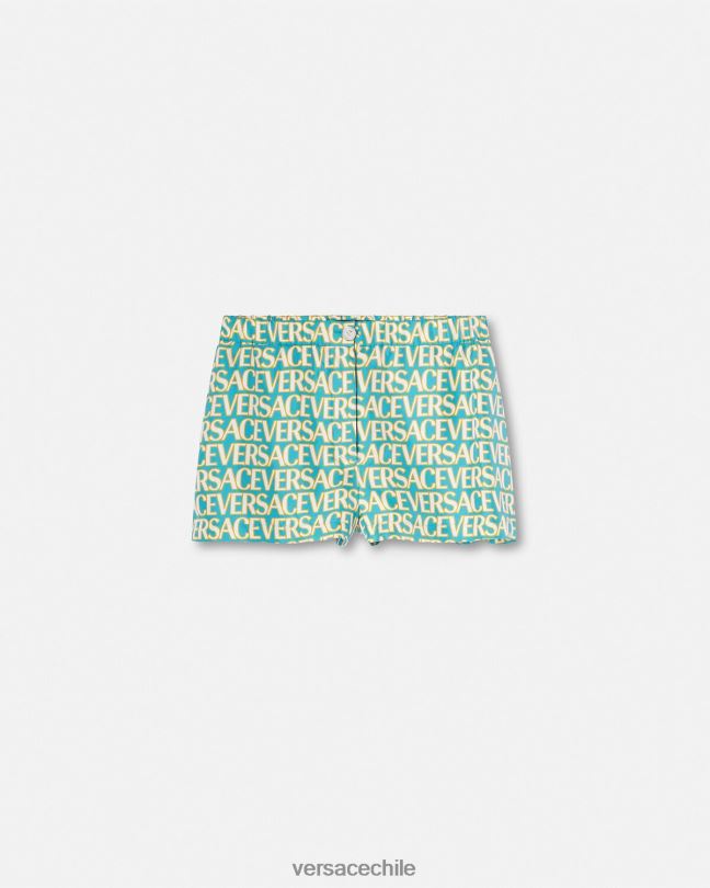 imprimir pantalones cortos de seda Versace mujer ropa V2600191