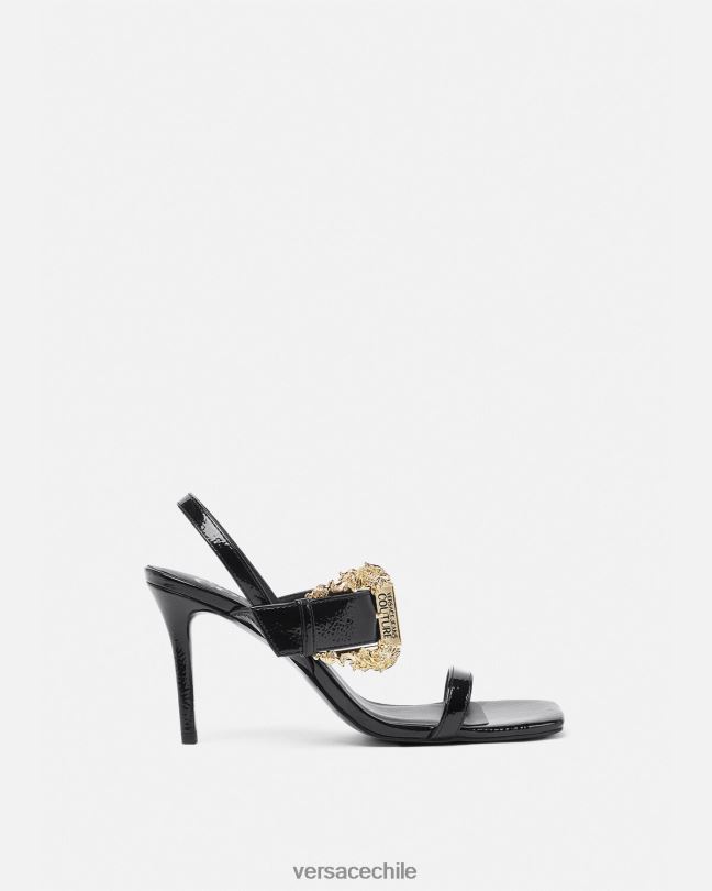 negro sandalias destalonadas emily barrocas Versace mujer zapato V26002257