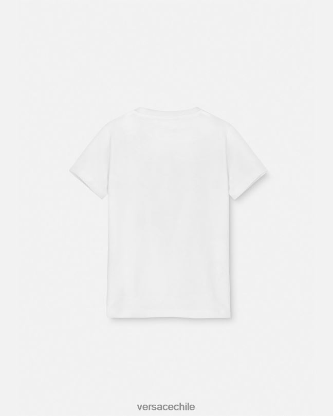 blanco negro camiseta medusa Versace niños ropa V26001966