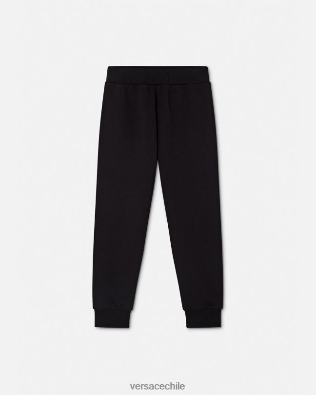 negro pantalones deportivos con medusa Versace niños ropa V26001967