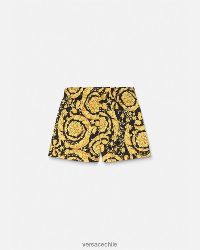 imprimir shorts de baño para bebé barroco Versace niños ropa V26001885